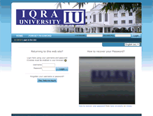 Tablet Screenshot of iulms.edu.pk